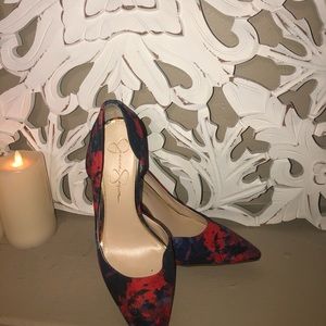 Floral Print Heel